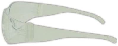 MAGID Y5C Gemstone Myst Protective Eyewears with Integrated Nose Pad, Clear Lens and Frame (One Pair)
