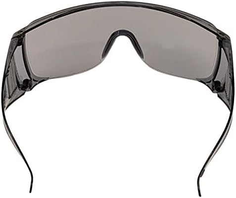 BISON LIFE Diamont Vented Over Glasses Safety Glasses | Meets ANSI Z87.1, Impact Resistant Polycarbonate Lens