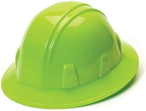 Pyramex SL Series Full Brim Hard Hat 4-Point Ratchet Suspension
