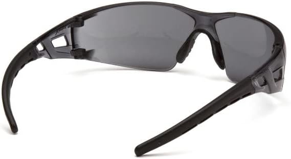Pyramex Fyxate Safety Glasses, Gray H2MAX Anti-Fog Lens
