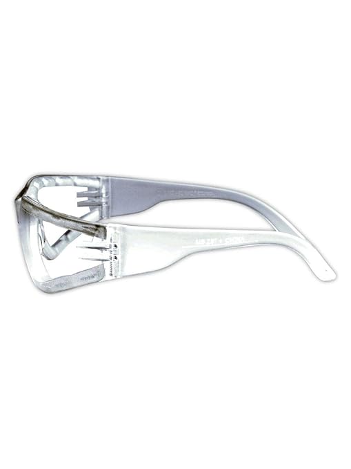 MAGID Gemstone Myst Foam-Lined Safety Glasses, 1 Pair, Anti-Fog Polycarbonate Lenses, Clear