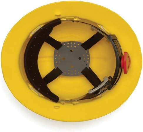 Pyramex SL Series Full Brim Hard Hat 4-Point Ratchet Suspension
