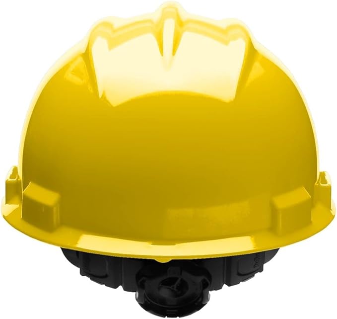 Bullard 3-Rib S61 Cap Style Safety Hard Hat with 4-Point Ratchet Suspension and Cotton Brow Pad