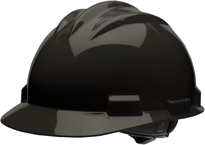 Bullard 3-Rib S61 Cap Style Safety Hard Hat with 4-Point Ratchet Suspension and Cotton Brow Pad
