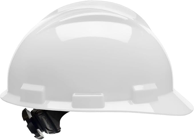 Bullard 3-Rib S61 Cap Style Safety Hard Hat with 4-Point Ratchet Suspension and Cotton Brow Pad