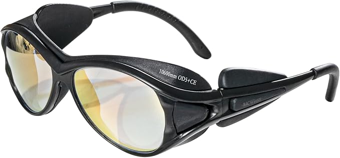 MCWlaser CO2 Laser Safety Glasses 10600nm 10.6um Protective Goggles Eye Protection Glasses, for CO2 Laser Engraving Cuttinge Beauty EP-25
