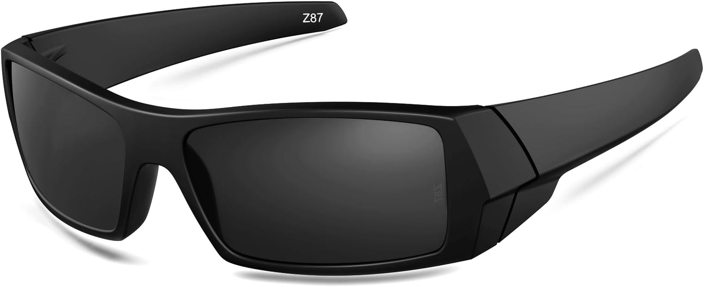 WISTON Z87 Sunglasses Wrap Around Sunglasses for Men Rectangular Safety Glasses UV400 for Sport Working 8231