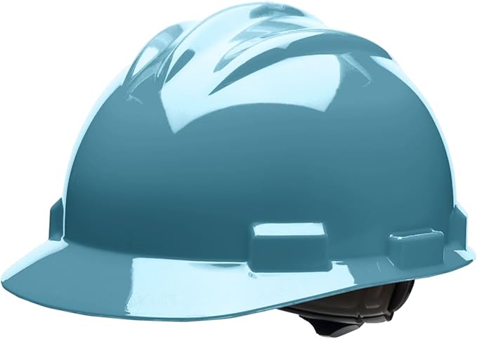 Bullard 3-Rib S61 Cap Style Safety Hard Hat with 4-Point Ratchet Suspension and Cotton Brow Pad