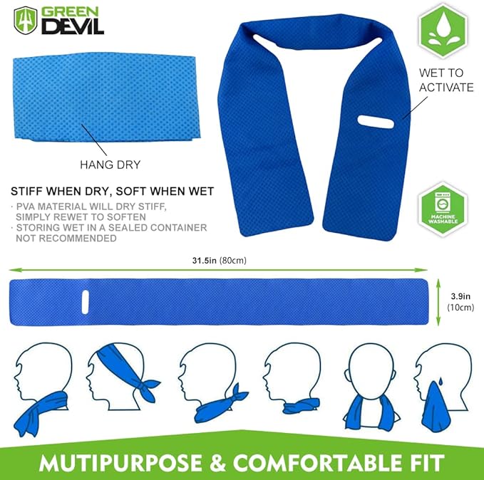 Full Brim Hard Hat Vented Construction Safety Helmet OSHA Approved Cascos De Construccion Work Hardhats with Cooling Towel for Men&Women 6 Point Adjustable Ratchet Suspension