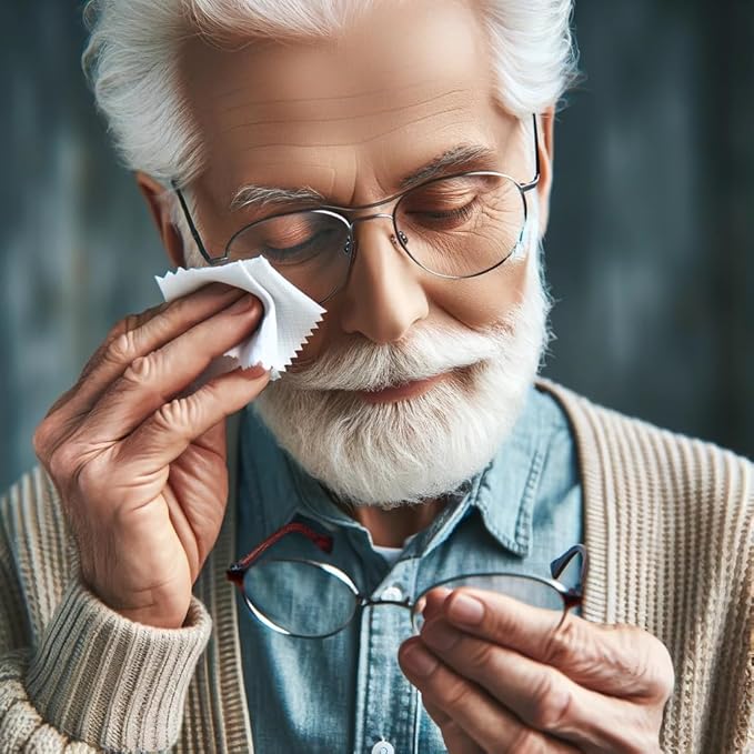 AAwipes Eyeglasses Cleaning Cloth Glasses Cloths Bulk (5.5"x5.5", White, 100 pcs, No Logo) for Eyeglasses, Lenses, Phones, Screens, Camera, Silverware, Delicate Surfaces (V1505)