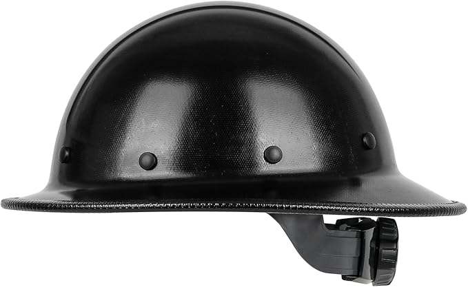 GREEN DEVIL Fiberglass Full Brim Hard Hat OSHA & ANSI Rated Fiber Hardhat for Men with Brim Guard