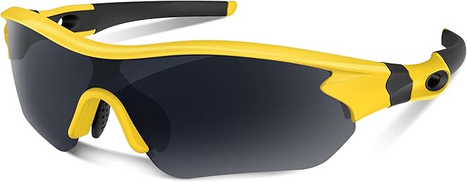 Polarized Sports Sunglasses for Men Women Youth Baseball Running Fishing Tennis Golf Cycling Driving Motor TAC UV400 TR90
