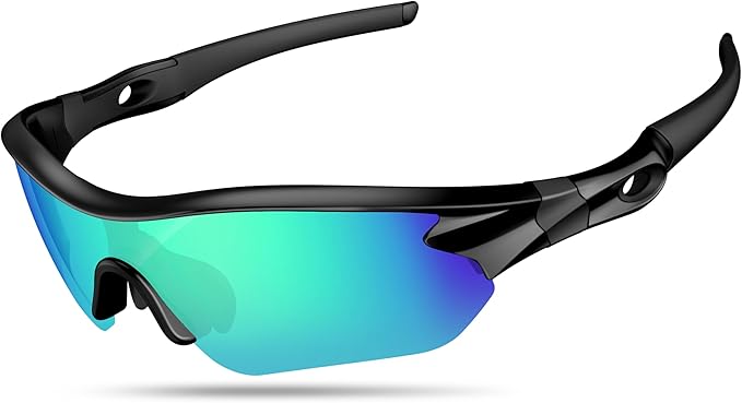 Polarized Sports Sunglasses for Men Women Youth Baseball Running Fishing Tennis Golf Cycling Driving Motor TAC UV400 TR90