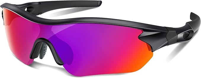 Polarized Sports Sunglasses for Men Women Youth Baseball Running Fishing Tennis Golf Cycling Driving Motor TAC UV400 TR90