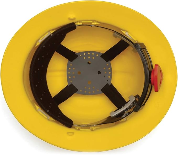 Pyramex SL Series Full Brim Hard Hat 4-Point Ratchet Suspension
