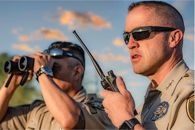 Wiley X WX Valor Tactical Sunglasses, Safety Glasses Shatterproof UV Eye Protection for Combat Shooting Matte Black Frames, Grey, Clear, and Light Rust Tinted Lenses, Ballistic Rated