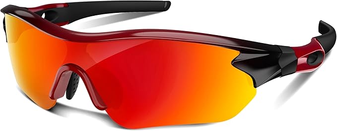 Polarized Sports Sunglasses for Men Women Youth Baseball Running Fishing Tennis Golf Cycling Driving Motor TAC UV400 TR90