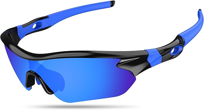 Polarized Sports Sunglasses for Men Women Youth Baseball Running Fishing Tennis Golf Cycling Driving Motor TAC UV400 TR90