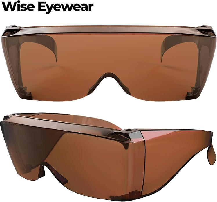 Cover-Ups Black Fit Over Sunglasses - Wrap Around Sunglasses - People Who Wear Prescription Glasses in the Sun