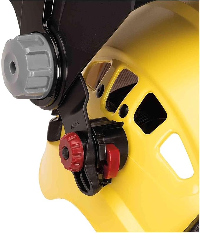 Jackson Safety QUAD 500 Face Shield - Anti-Fog Window with Chin Guard - ANSI Z87.1 & OSHA - (Multiple Styles & Headgears)