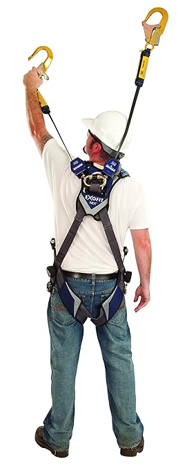 3M - 3101277 DBI-SALA Nano-Lok 6' Dyneema Polyester Web Self-Retracting Lifeline Aluminum Rebar Hooks
