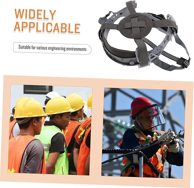 Gadpiparty 3pcs Hard Hat Liner Replacement Construction Hat Suspension System Helmet Liner for Men