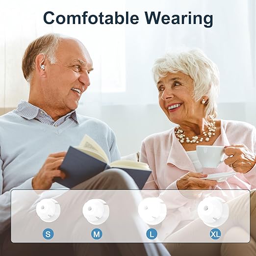 Hearing Aids for Seniors with Hearing Loss (Not Amplifier), Rechargeable Latest 16-Channel Digital Hearing Aids with Intelligent Noise Cancellation and 5-Day Battery Life