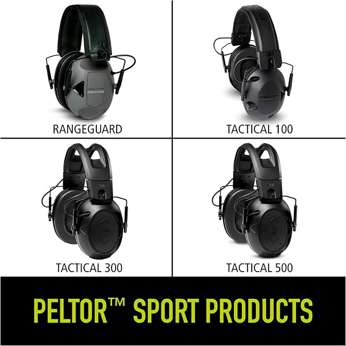 Peltor™ Sport RangeGuard™ Earmuff, , 1/CV, Gray
