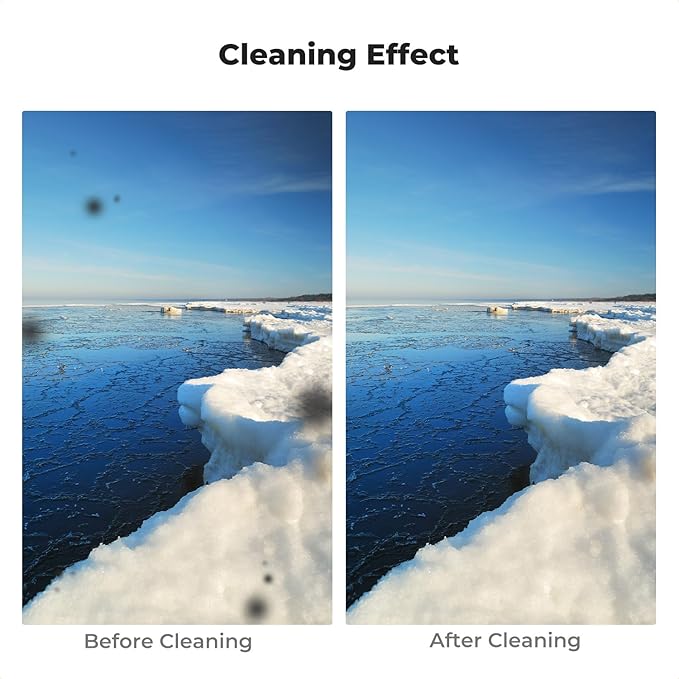 K&F Concept 16mm APS-C Frame Sensor Cleaning Swab*6 + 20ml Sensor Cleaner, DSLR SLR Digital Camera CMOS and CCD Sensor Cleaning Swab Kits for Nikon Sony Canon Camera Clean