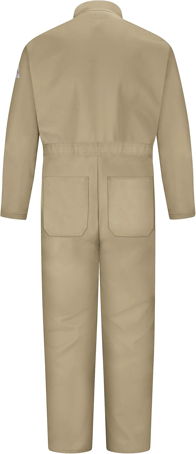 Bulwark FR mens Flame Resistant 9 Oz Twill Cotton Classic Coverall With Hemmed Sleeves