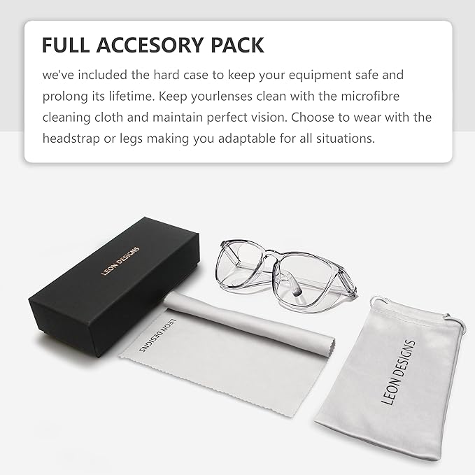 Safety Glasses Anti-Fog Goggles Z87.1 Blue Light Blocking Anti-Dust UV Protection Glasses For Men Women (Square black1)