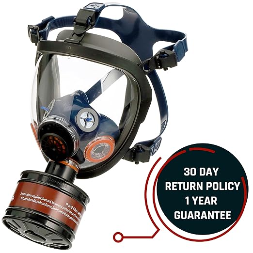 Parcil Distribution ST-100X Light Amber Full Face Respirator