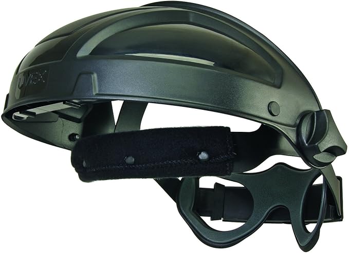 UVEX by Honeywell S9500 Uvex Turboshield Face Shield Headgear with Black Frame