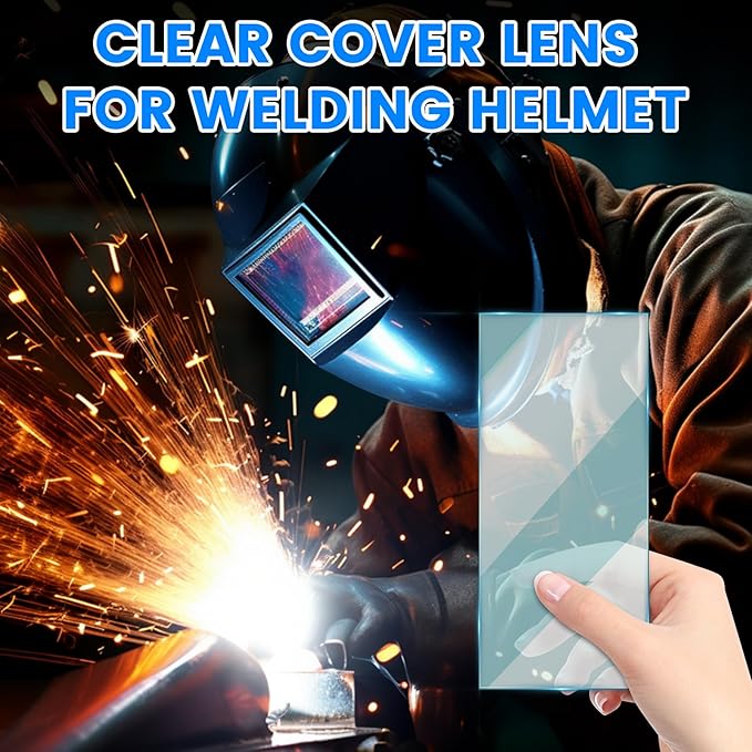 20Pcs Welding Lens, Welding Helmet Lens Top Protection For Welding, Lightweight Lens for Welding Helmet Replacement (4.5"x5.25")