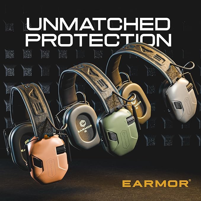 M300T & M300A Electronic Hearing Protection - Shooting Earmuffs Noise Reduction