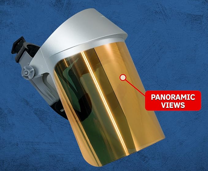 OBERON Heat Reflective Face Shield - Ratchet Headgear