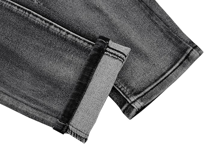 LONGBIDA Men's Denim Bib Overalls Fashion Slim Fit Jumpsuit with Pockets