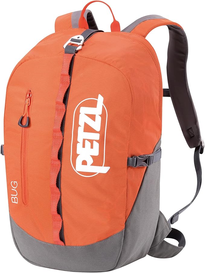 PETZL BUG Backpack - Backpack for Single-Day Multi-Pitch Climbing - Red