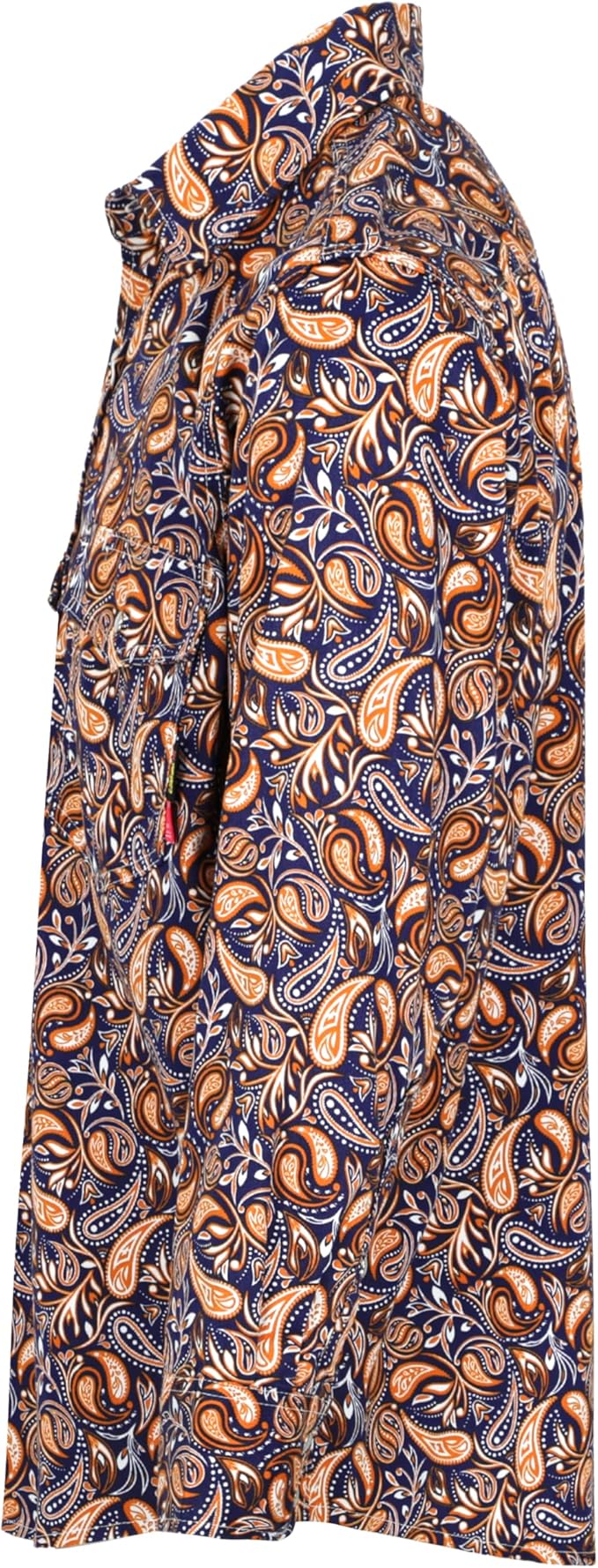 BOCOMAL FR Shirts Printed Paisley/Hawaii Lightweight Pearl Snaps/Button Down Flame Resistant NFPA2112 CAT2 Work Shirt