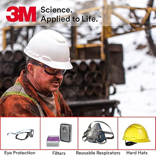 3M Safety Glasses, SecureFit, 20 Pack, ANSI Z87, Scotchgard Anti-Fog Anti-Scratch, Orange Lens, Brown/Black Frame, Flexible Temples