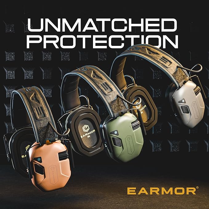 M300T & M300A Electronic Hearing Protection - Shooting Earmuffs Noise Reduction