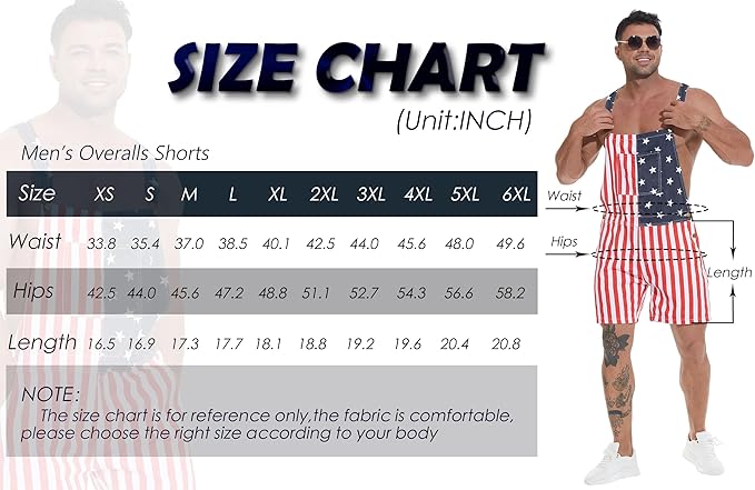 Unisex Printed Overalls Shorts Romper Festival Jumpsuits Work Bibs Coveralls Gifts for Men and Women