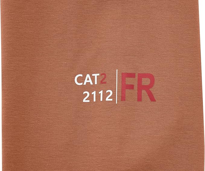 WORKWEYA FR Hooded Shirts 6OZ Lightweight FR Shirts for Men Thumb Hole Stretch NFPA2112 CAT2 Flame Resistant Hoodies