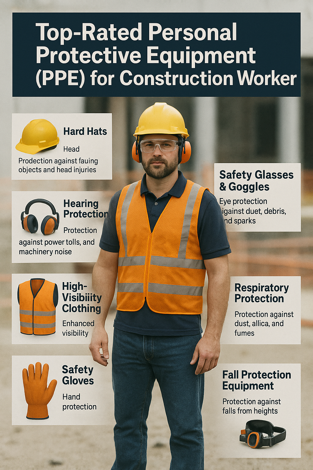 Top-Rated Personal Protective Equipment (PPE) for Construction Workers
