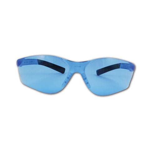 MAGID Y19BFLB Gemstone Myst Flex Y19 Series Protective Eyewear, Blue Frame, Blue Lens (48 Pair)
