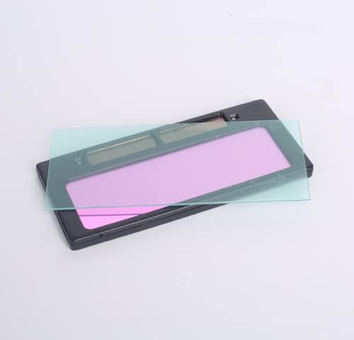 10-PACK automatic variable light welding protection lens replacement 4.25x2 inch (108mm x 50mm) transparent cover lens cover for solar automatic variable light filter 3/11
