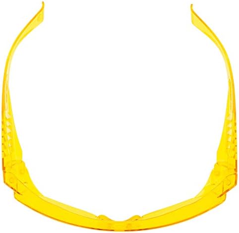 BISON LIFE Diamont Vented Over Glasses Safety Glasses | Meets ANSI Z87.1, Impact Resistant Polycarbonate Lens