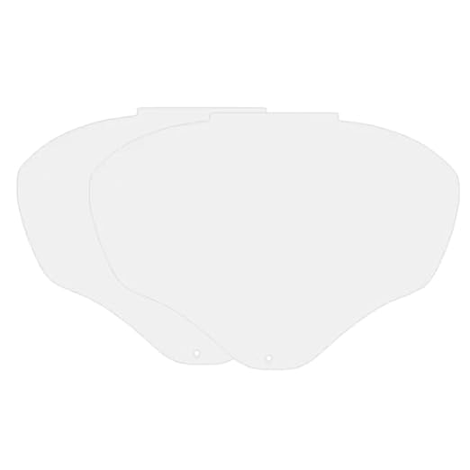 Shield Replacement Lens, Replacement for S8555, for Honeywell Uvex S8500/S8510 Bionic Face Shield Cover, Protective Full Face Shield, with Clear, Anti Fog Hardcoat （2 EVA）