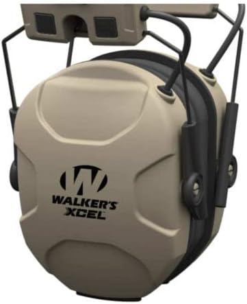 Walker's Digital Electronic Muff-26db Nrr Noise Protection Sound Enhancement Shooting Safety Earmuff, 2 AAA Batteries