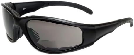 Calabria 23BF Sportster BiFocal Reading Safety Glasses Men Women UV Protection Wind Debris Anti Fog Slip Nylon Shatterproof